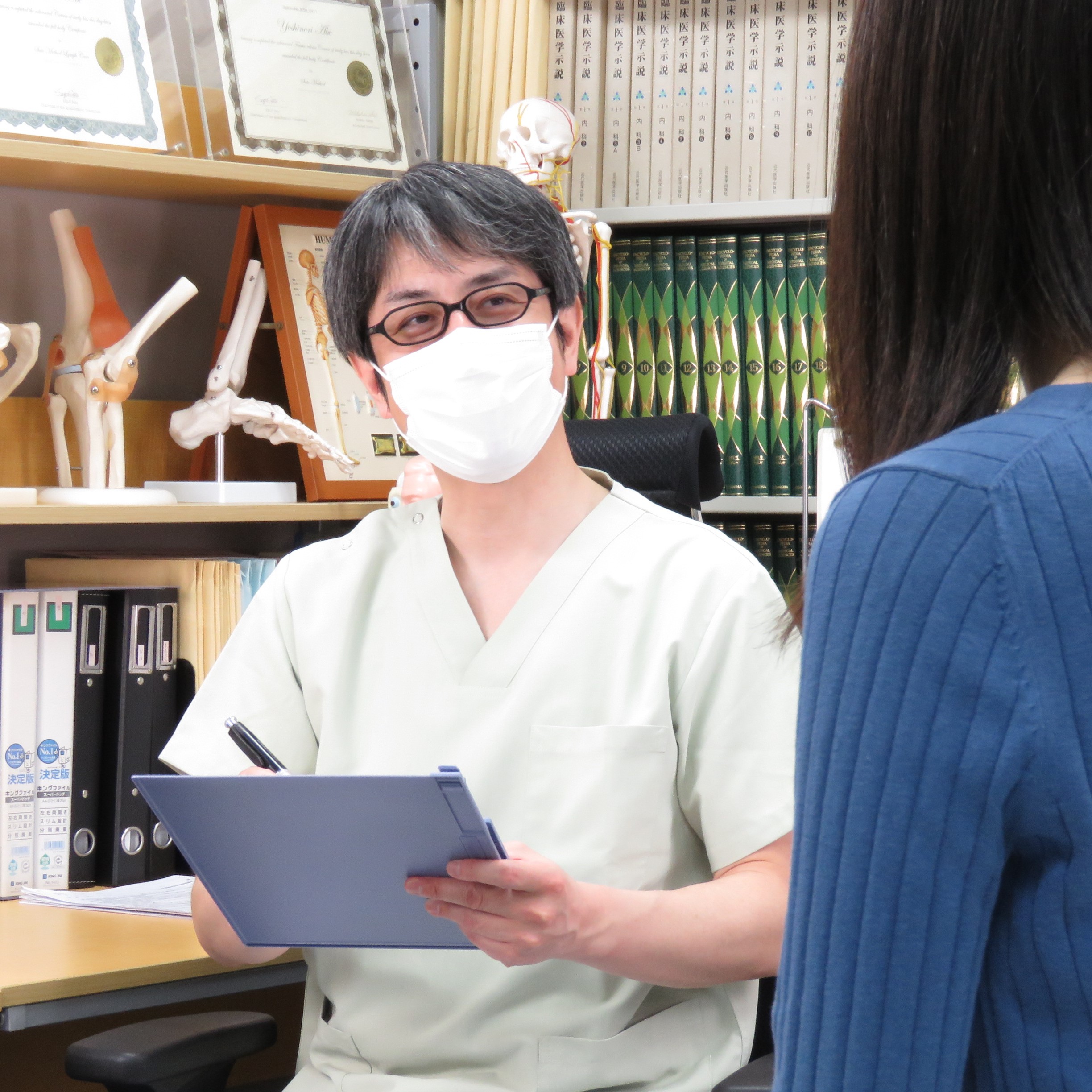 ていねいにお悩みを聞いていきます